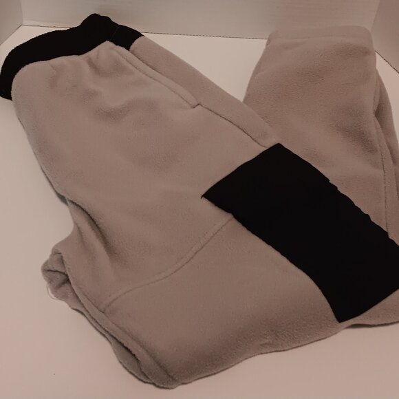 Athletic Works Fleece Pants Boys XXL (18) Gray / Black - Picture 1 of 5